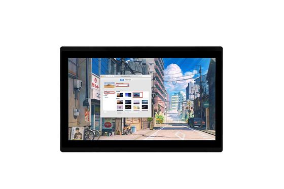Сенсорный экран монитора экрана касания Windows андроида делает 25ms водостойким GTG 15,6»